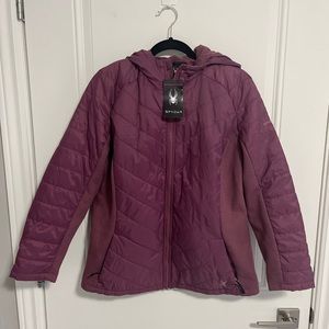NWT - Spyder Women’s Hooded Quilted Jacket - Size XL